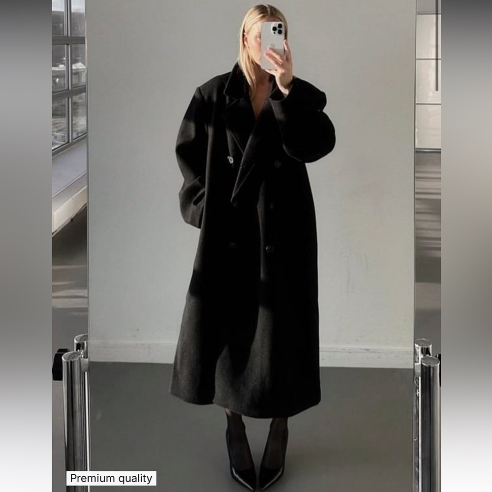 NWOT NA-KD Wool Blend Oversized Coat